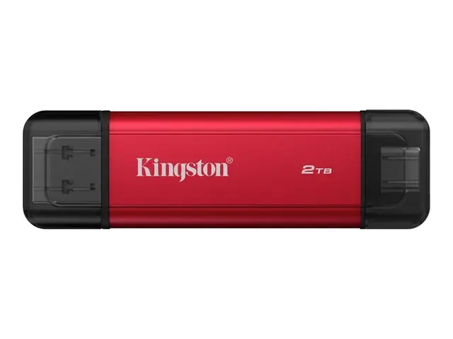 Kingston Dual - SSD 2 TB ekstern (bærbar) USB 3.2 Gen