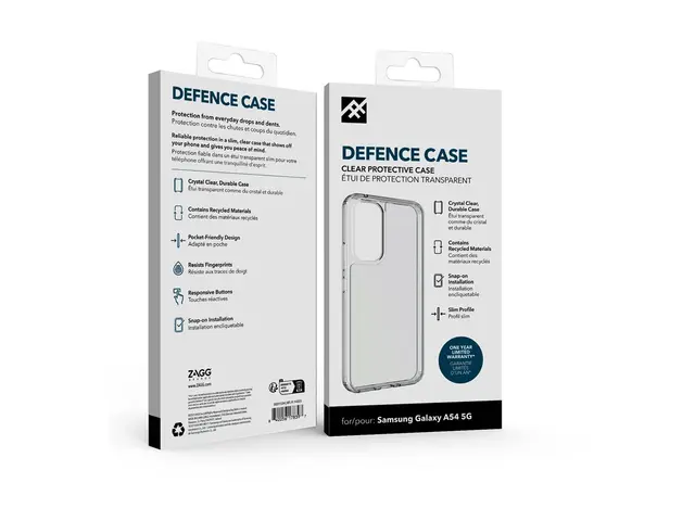 iFrogz Defence - Baksidedeksel for mobiltelefon krystallklar Samsu...