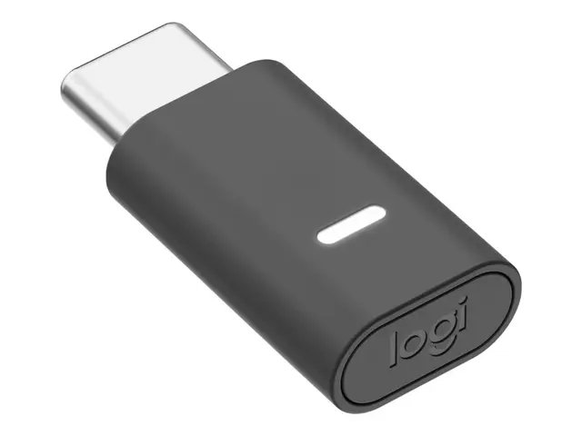 Logitech - Trådløs lydmottaker for hodesett USB-C grafitt
