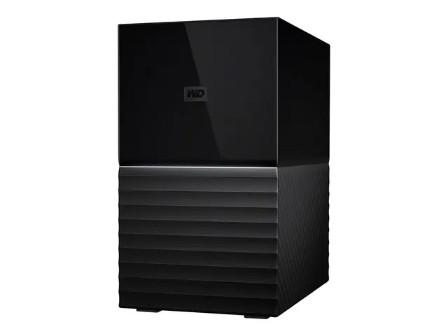 WD My Book Duo WDBFBE0160JBK - Harddiskarray - 16 TB - 2 brønner -...