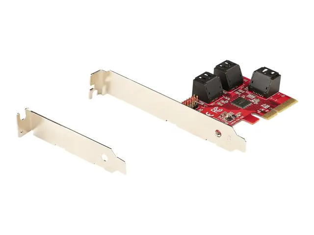 StarTech.com SATA PCIe Card, 6 Port Expansion card, 6Gbps Low/Full...