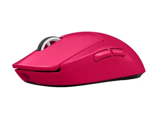 Logitech G PRO X SUPERLIGHT 2 - Mus - gaming optisk - 5 knapper - tr&#229;dl&#248;s - 2.4 GHz - USB Logitech LIGHTSPEED-mottaker - rosa