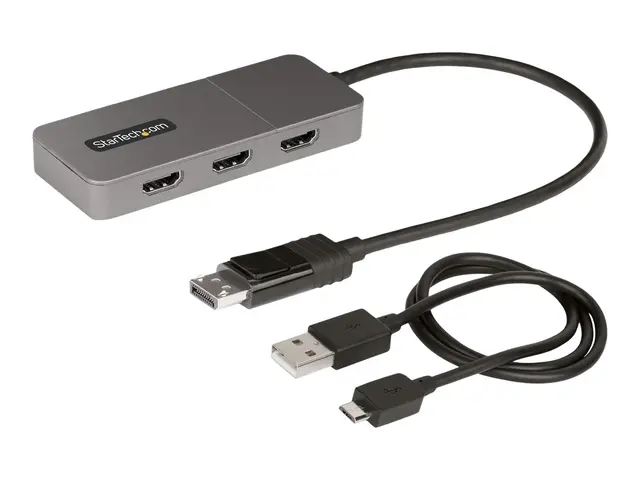 StarTech.com 3-Port MST Hub, DisplayPort to Triple HDMI Monitors, ...