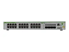 Allied Telesis CentreCOM AT-GS970M/28PS Switch - L3 - Styrt - 24 x 10/100/1000 (PoE+) + 4 x SFP (mini-GBIC) (opplink) - stasjonær - PoE+