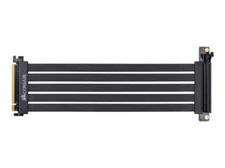 CORSAIR Premium PCIe 3.0 x16 Extension Cable PCI Express x16-kabel - 164 pin PCI Express (hann) til 164 pin PCI Express (hunn) - 30 cm