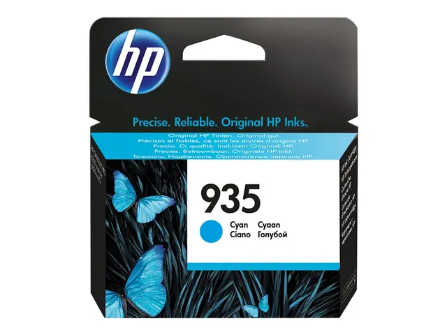 HP 935 - Cyan original blekkpatron for Officejet 6812, 6815, 6820;...