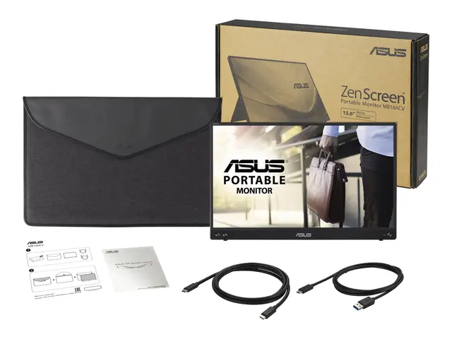ASUS ZenScreen MB16ACV - LED-skjerm - 15.6" - portabel - 1920 x 10...