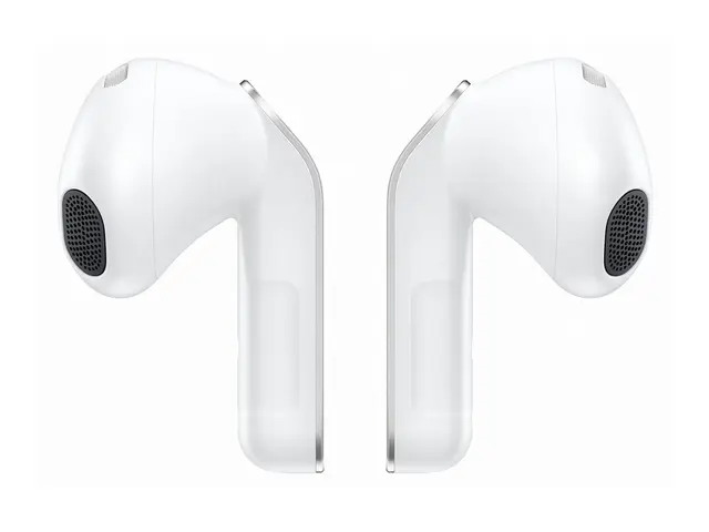 Samsung Galaxy Buds4 - True wireless-hodetelefoner med mikrofon i øret - Bluetooth - aktiv støydemping - hvit 