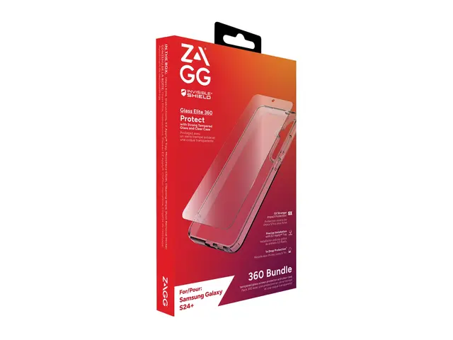 Zagg InvisibleShield Glass Elite 360 - Baksidedeksel for mobiltele...