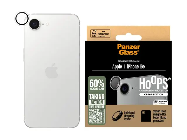 PanzerGlass Hoops - Clear Edition linsebeskytter for mobiltelefon ...