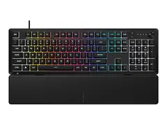 Corsair SKIFF 100 Wired RGB Membrane Gaming Keyboard USB Type-A, 1,8 m kabel, avtakbar håndleddsstøtte