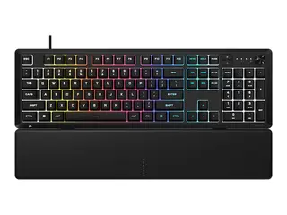 Corsair SKIFF 100 Wired RGB Membrane Gaming Keyboard USB Type-A, 1,8 m kabel, avtakbar håndleddsstøtte