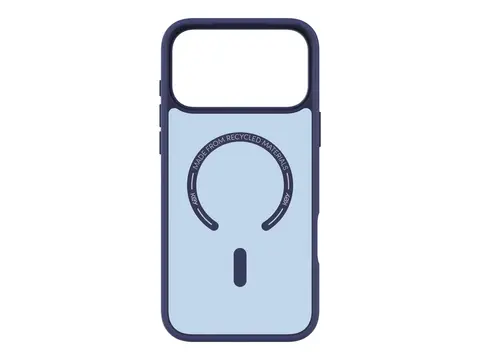 KEY - Beskyttende deksel - med magnetring MagSafe-samsvar - polykarbonat (PC) - frostet marinebl&#229; - for Apple iPhone 17 Pro Max