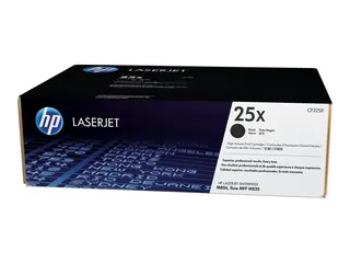 HP 25X - Høy ytelse - svart - original - LaserJet tonerpatron (CF325X) - for LaserJet Enterprise M806dn, M806x+; LaserJet Enterprise Flow MFP M830z