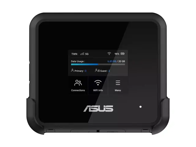 ASUS 5G-GO - Trådløs ruter - WWAN 1-portssvitsj - Wi-Fi 7 Multibån...