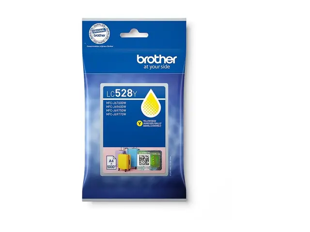 Brother LC528Y - Gul - original - pute pakke - blekkpatron - for B...