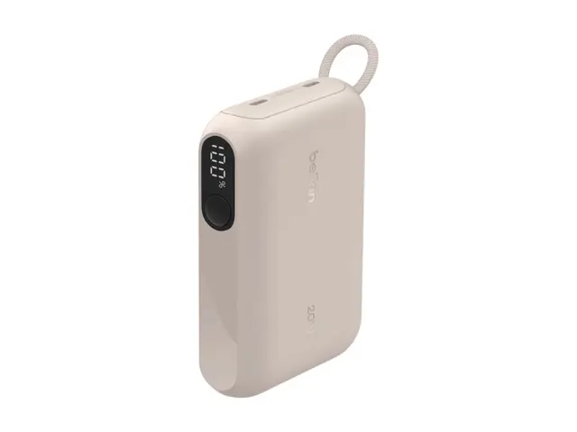 Belkin BoostCharge - Strømbank med skjerm 10000 mAh 20 watt PD 2 u...