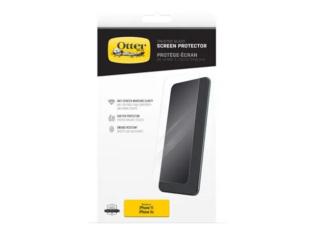 OtterBox - Skjermbeskyttelse for mobiltelefon - glass - for Apple ...