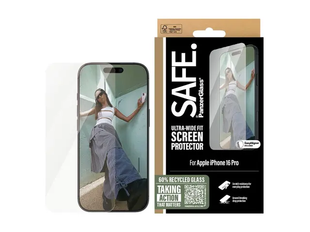 SAFE. by PanzerGlass - Skjermbeskyttelse for mobiltelefon ultrabre...