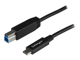 StarTech.com USB C to USB B Printer Cable 1m / 3 ft - Superspeed - USB 3.1 - 10Gbps - USB C Printer Cable - USB Type C to Type B (USB31CB1M) - USB type C-kabel - 24 pin USB-C til USB Type B - 1 m