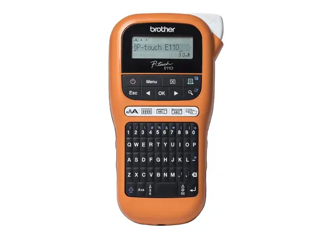 Brother P-Touch PT-E110VP - Etikettmaker - S/H - termotransfer - R...