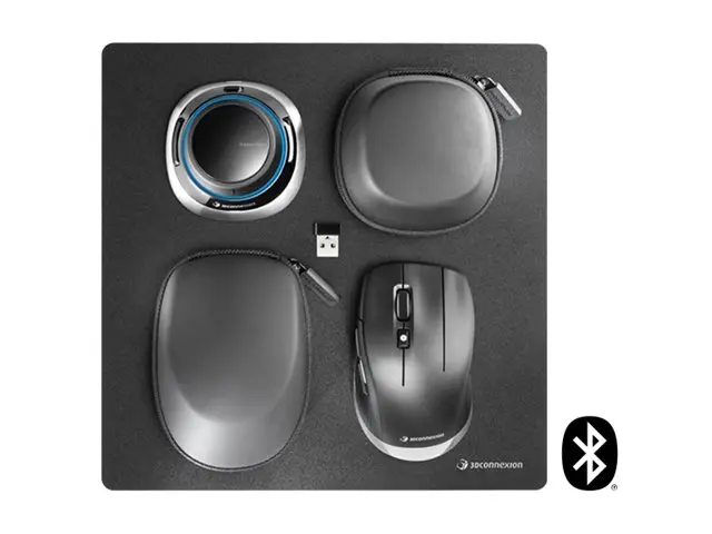 3Dconnexion SpaceMouse Wireless Kit 2 - 3D-mus ergonomisk knapper ...