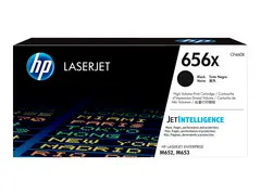 HP 656X - Høy ytelse - svart - original - LaserJet tonerpatron (CF460X) - for Color LaserJet Enterprise M652dn, M652n, M653dh, M653dn, M653x