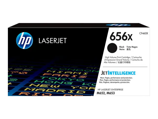 HP 656X - Høy ytelse - svart - original - LaserJet - tonerpatron (...