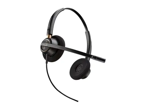 HP Poly EncorePro 525-M - EncorePro 500 series hodesett - on-ear - kablet - USB-A - svart - Certified for Microsoft Teams