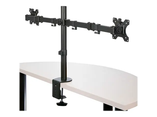 Startech Desk Mount Dual Monitor Arm, Clamp / Grommet VESA for up ...