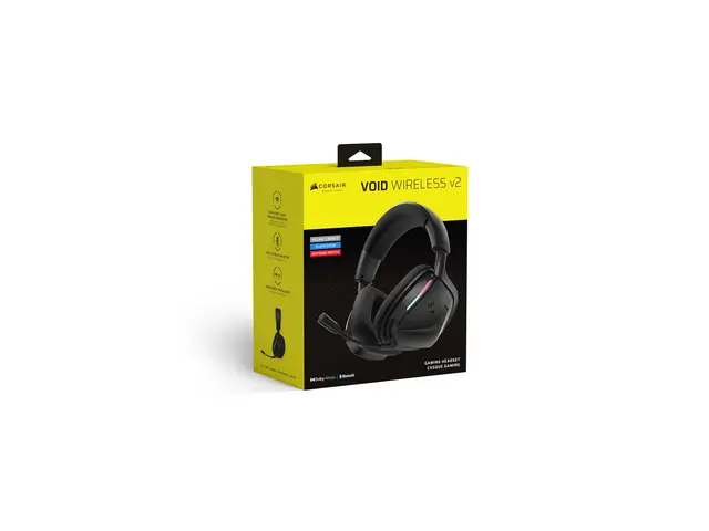 CORSAIR Gaming VOID v2 - Hodesett full størrelse Bluetooth / 2,4 G...