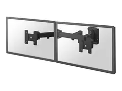 Neomounts FPMA-W960D - Brakett full bevegelse - for 2 LCD-skjermer - svart - skjermst&#248;rrelse: 10&quot;-27&quot; - veggmonterbar