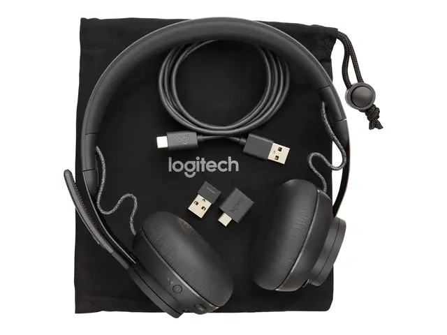 Logitech Zone Wired MSFT Teams - Hodesett - on-ear - kablet - USB-...