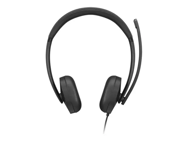 Lenovo 5000 - Hodesett on-ear kablet USB-C svart Certified for Mic...