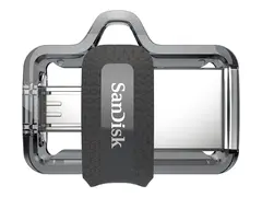 SanDisk Ultra Dual - USB-flashstasjon - 64 GB USB 3.0 / micro USB