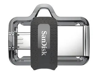 SanDisk Ultra Dual - USB-flashstasjon 64 GB - USB 3.0 / micro USB