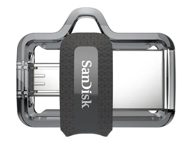 SanDisk Ultra Dual - USB-flashstasjon - 64 GB USB 3.0 / micro USB 