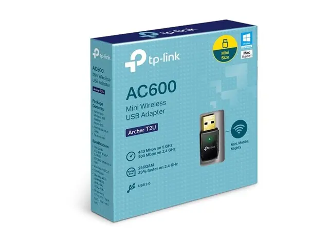 TP-Link Archer T2U - Nettverksadapter USB 2.0 Wi-Fi 5