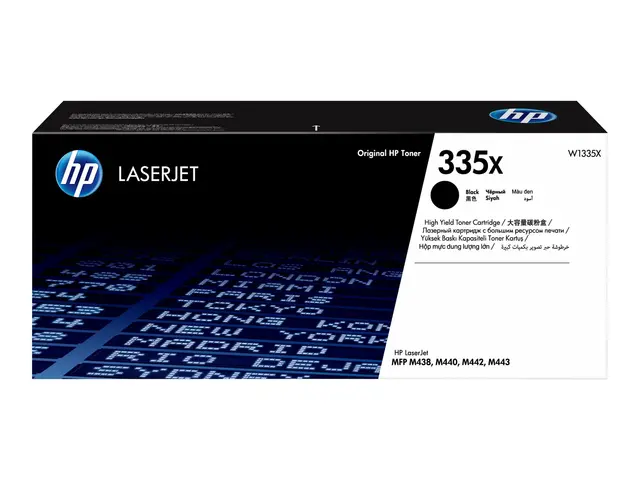 HP 335X - Høy ytelse svart original LaserJet tonerpatron (W1335X) ...