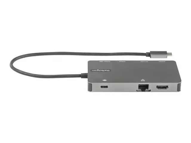 StarTech.com USB C Multiport Adapter, HDMI 4K 30Hz or VGA Travel D...