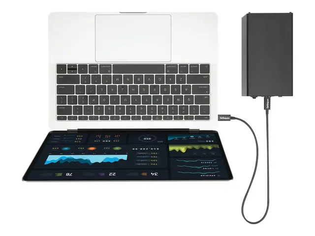 StarTech.com 50cm (1.6ft) Thunderbolt 3 Cable, 40Gbps, 100W PD, 4K...