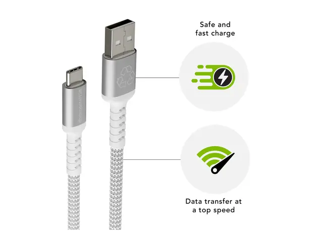 dbramante1928 re-charge - USB-kabel USB (hann) til 24 pin USB-C 2....