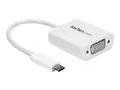 StarTech.com USB-C to VGA Adapter White - 1080p - Video Converter For Your MacBook Pro / Projector / VGA Display (CDP2VGAW) - USB/VGA-adapter - 24 pin USB-C til HD-15 (VGA) - 17.5 m