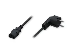 Teltonika - Strømkabel - type F til power IEC 60320 C13 250 V - 10 A - 1.2 m - svart - Europa