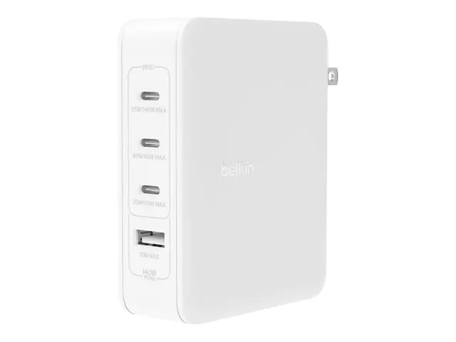 Belkin BoostCharge Pro - Strømadapter GaN-teknologi 140 watt Fast ...