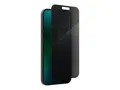 ZAGG InvisibleShield Glass Elite Privacy Skjermbeskyttelse for mobiltelefon - glass - med personvernsfilter - 2-veis - for Apple iPhone 15 Plus, 16 Plus