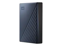 WD My Passport Ultra WDBFTM0050BBL - Harddisk kryptert - 5 TB - ekstern (bærbar) - USB 3.1 (USB-C kontakt) - 256-bit AES - blå