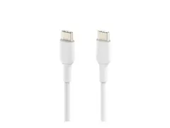Belkin BoostCharge - USB-kabel USB-C (hann) til USB-C (hann) - USB 2.0 - 3 A - 1 m - hvit (en pakke 2)