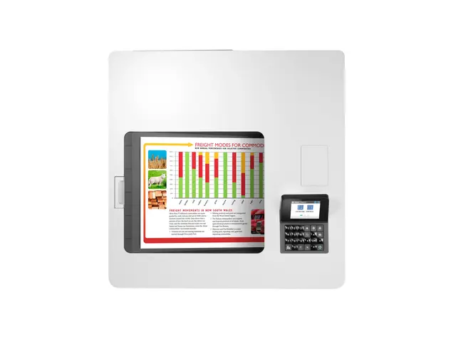 HP LaserJet Enterprise M554dn - Skriver - farge - Dupleks - laser ...