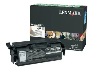 Lexmark - Svart - original - tonerpatron LCCP, LRP for Lexmark T650dn, T650dtn, T650n, T652dn, T652dtn, T652n, T654dn, T654dtn, T654n